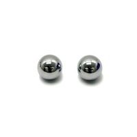 Corvette Knob, pair seat adjuster chrome (heavy metal replacement)