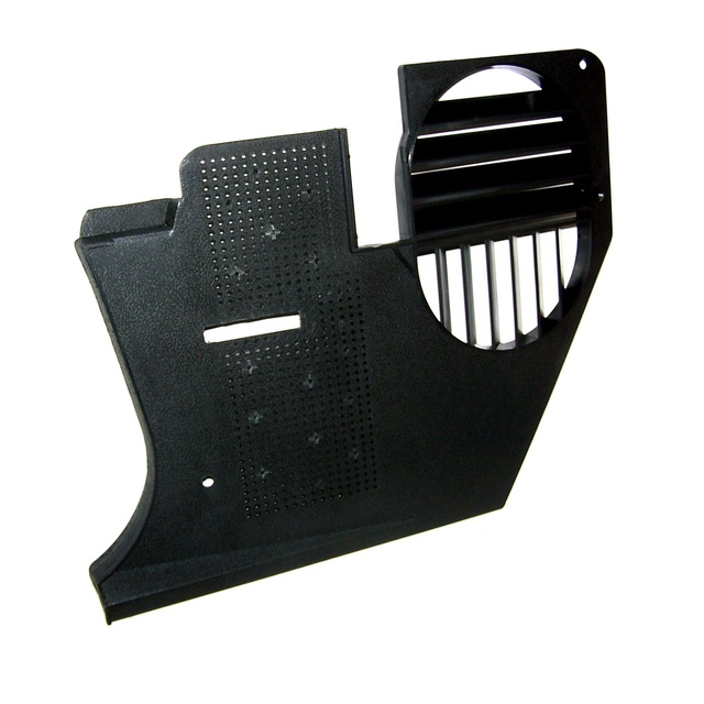 1968-1977 Corvette C3 Left Driver Side Kick Panel – Black Dye Match, New