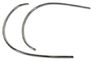 1958 - 1962 Trim Strip, pair front lower kick panel