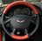 Thumbnail of Cover, steering wheel leather wrap two-tone "Black & Red"