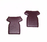 Thumbnail of Cover, pair convertible seat/shoulder belt webbing stop (similar to 1973-75 oxblood)