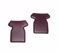 Corvette Cover, pair convertible seat/shoulder belt webbing stop (similar to 1973-75 oxblood)