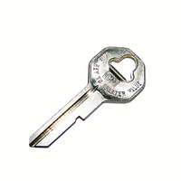 1953 - 1962 Key Blank, octagonal (ignition, doors, glove box lock)