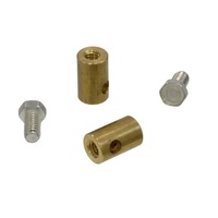 Corvette Stop, pair convertible top decklid release rod end