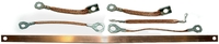1964 - 1966 Strap Set, body ground (without side pipes)