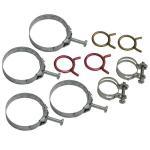 1968E Clamp Set, 427 engine cooling hose (without air conditioning)