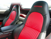 2001 - 2004 Seat Cover Set, original leather/vinyl with Z06 option