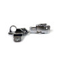 1968E Plate, pair windshield header roof pin guide  (coupe or convertible)