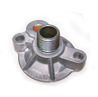 1985 - 1991 Adapter, oil filter mounting plate with pressure bypass valve (without KC4 oil cooler option)