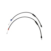 1989 - 1996 Cable, left & right outer softtop rear bow release on decklid (pair)