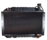 1960E Radiator, brass/copper replacement (solid lifter 270 hp or fuel injection engines)