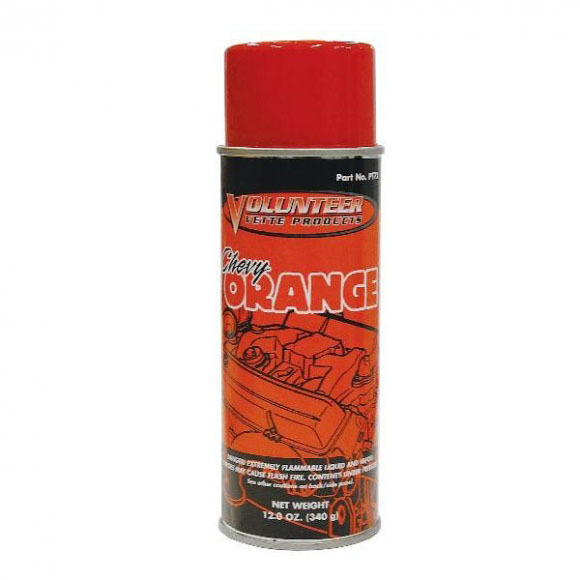 Corvette Paint, Chevy Orange hitemperature engine 12 oz spray can
