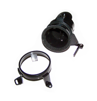 Corvette Housing Assembly, right dash lower side vent with control & deflector retainer