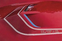 Corvette Stencil Kit, hood "LT-1" stripes (even width stripes)