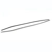 Corvette Moulding, pair rocker panel upper trim edge