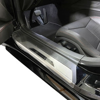 Corvette Sill Plate, pair "clear" plastic paint protectors