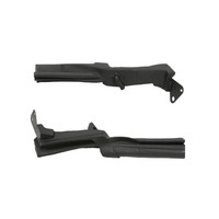 Corvette Weatherstrip, pair convertible softtop rear bow extension  filler 