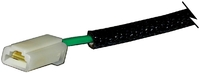1972 - 1996 Connector, temperature sender with wire pigtail & asphalt loom