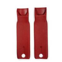 Corvette Sleeve, pair inner seatbelt buckle cover (Red) 8 1/2"