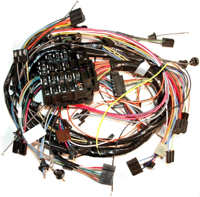 1971 Corvette Wiring Harness, main dash (without factory equipped air conditioning ...