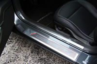 Corvette Sill Plate, pair "clear" plastic paint protectors