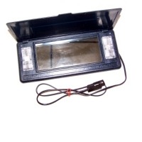 1979 - 1981 Mirror, lighted vanity mounts to right sunvisor (dark blue color)