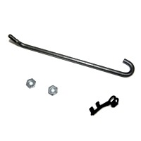 Corvette Rod, decklid convertible top rear bow latch release (includes hardware)