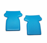 Corvette Cover, pair convertible seat/shoulder belt webbing stop (similar to 1970 bright blue)