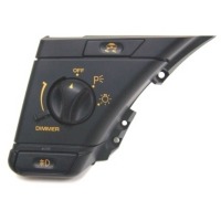 Corvette Switch, headlamp / driving lamps with black face plate