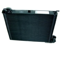 Corvette Radiator, aluminum reproduction (327 or 350 engine, manual transmission without air conditioning)