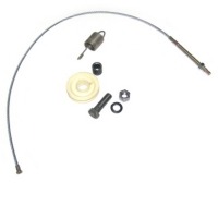 Corvette Parking Brake Kit, forward assembly with stainless steel cable