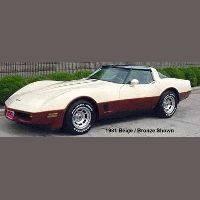 1982 Decal Kit, exterior stripes (blue/silver blue) "Bowling Green Edtion"