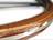 Thumbnail of Steering Wheel, 15" classic wood walnut with clear anodized aluminum spokes with simulated rivet dowels