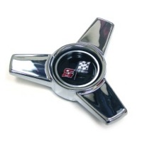 Corvette Spinner Set, hub cap / wheel disc center
