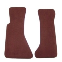 Corvette Floor Mat, pair front floor (without 40th Anniversary/Ruby Red)