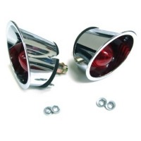 Corvette Lamp Assembly , pair rear outer taillights