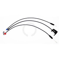 1992L - 1996 Cable Set, convertible top rear decklid release with handle