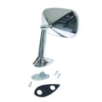 Corvette Mirror, left door outer chrome (without painted sport mirror option)