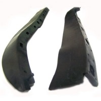 Corvette Extension, pair front bumper lower (rubber spoiler)