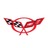 1997 - 2004 Aftermarket Emblem - Red C5 Flags