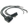 1977 Connector Set, "stereo" radio wiring pigtails for power & left speaker only