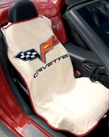 2005 - 2013 Towel, seat protector "cashmere" with C6 logo
