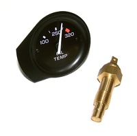 1981 - 1982 Gauge & Sender, oil temperature (with electronic radio option)