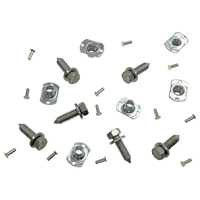 Corvette Fastening Kit, battery access door with 396 engine