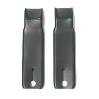 Corvette Sleeve, pair inner seatbelt buckle cover (Black) 8 1/2"