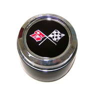 Corvette Aluminum Wheel Center Cap with Emblem