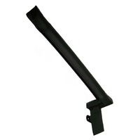 1968 - 1969E Weatherstrip, right rear door glass (coupe)