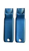 Corvette Sleeve, pair inner seatbelt buckle cover (Blue) 7 3/4"