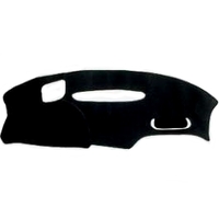 Corvette Dash Mat, protective cover with "Heads Up" option (black)
