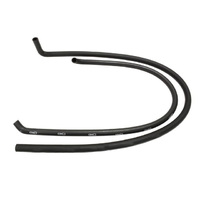 Corvette Heater Hose, pair molded heater with air conditioning (white GM logo on 5/8" hose)